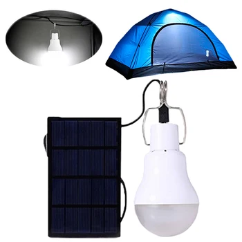 

Household emergency mobile supply Tent Solar Lamp 15W 110LM Solar Powered Energy Lamp 5V LED Bulb for Outdoors Camping Light