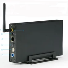 3,5 дюймовый usb 3,0 совместимый с USB 2,0/USB1.1 скорость передачи 5 Гбит/с 6 ТБ SATA HDD корпус с Wi-Fi маршрутизатор/функции хранения