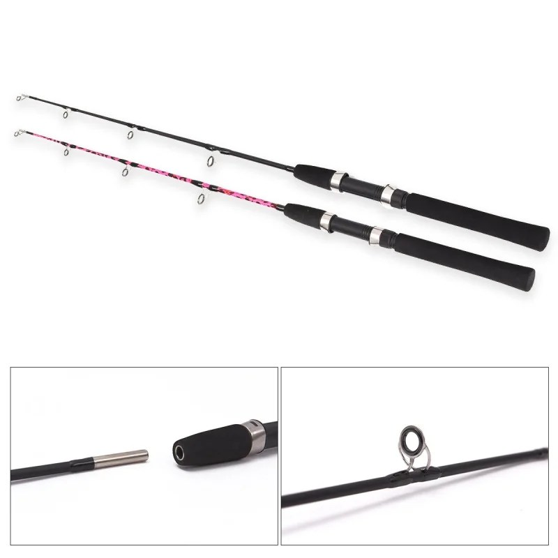 80cm Ice Fishing Rod Ultra-Light Mini Telescopic Ice Fishing Rod Ice Winter Foam Handle Fishing Rods 2018 Newest Hpt Sale