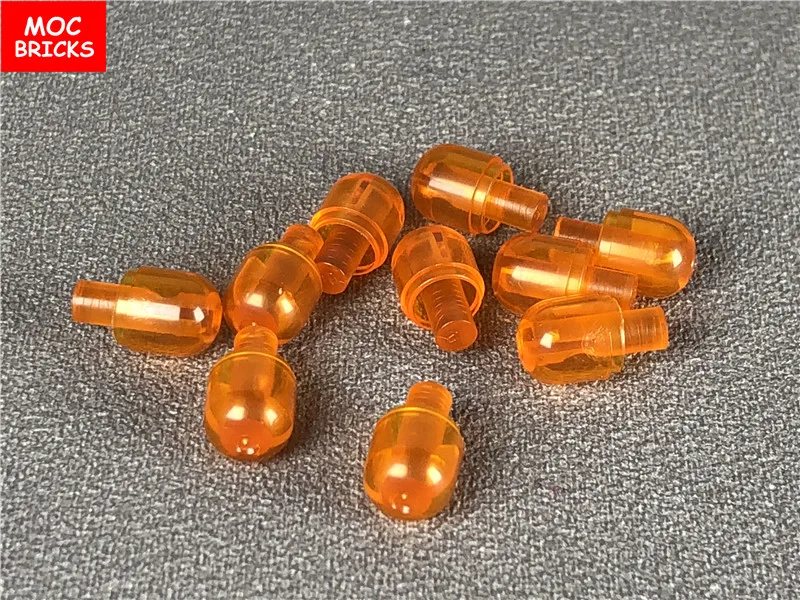 10 шт./лот DIY Tans orange Bar с крышкой для освещения/Bionicle Barraki Eye fith 58176 строительным блоком