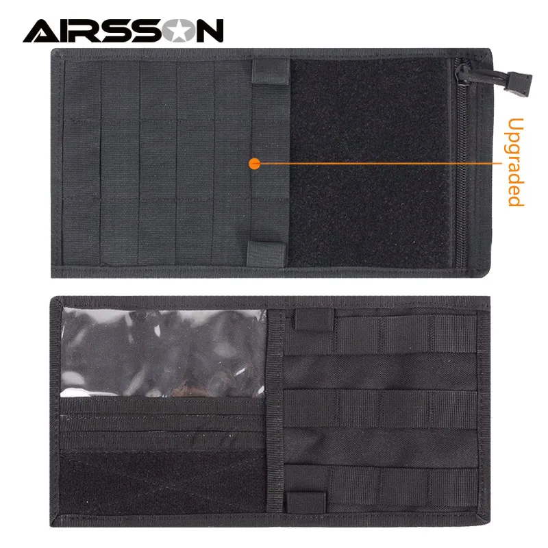 

Outdoor Tactical Tool Car Sun Visor Auto Organizer Bag Tactical Molle Pouch Folder Magic Sticker Sunshade Stowing Tidying Pocket
