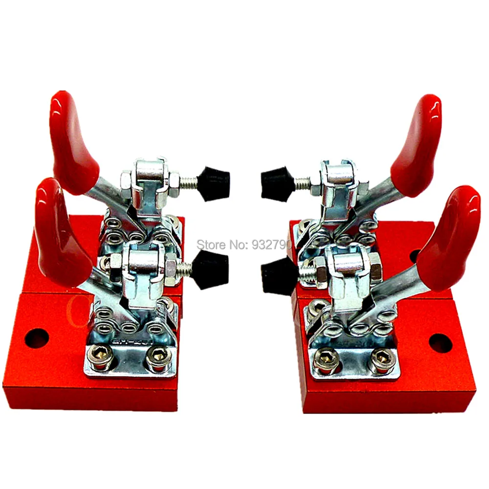 

4pcs Cnc Router Fixture Quick Clamp Plate Fastening Holding Engraving Material Engraving Machine Fastening Platen Fixture Plate