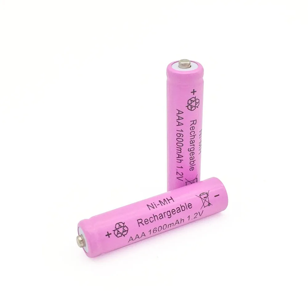 10 шт AAA 1600mAh 1,2 V аккумуляторная батарея Ni-MH батарея 3A аккумуляторная батарея для камеры, игрушки