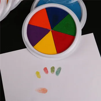 

DIY Finger Painting Drawing Toy Colored Craft Ink Pad Inkpad Stamps Toy Graffiti paint toys Non-toxic