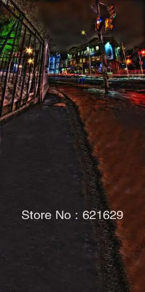 

City nightscape 10'x20' CP Computer-painted Scenic Photography Background Photo Studio Backdrop DT-LP-0363