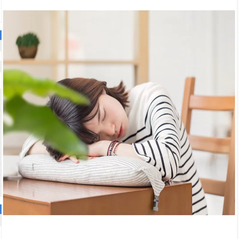 Многоцелевой японский стиль Полистирол EPS частицы u-образная Подушка дорожная подушка для шеи хлопок удобные подушки для шеи Подушка