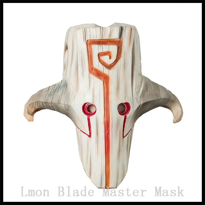  Free shipping Halloween Party Movie Dota 2 Mask Cosplay Juggernaut Mask Latex Halloween Costume Par
