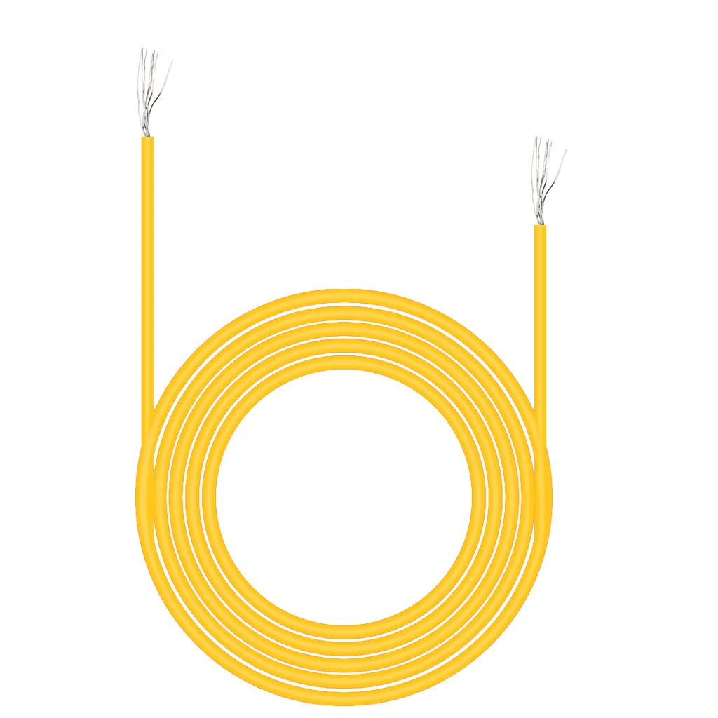 UL1007 20AWG кабель гибкий многожильный провод подключения шнур электрический линии желтый 3/5 м для внутренней разводки в Электрический # ил