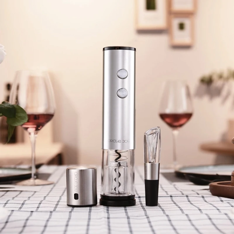 Xiaomi Mijia Circle Joy Электрический штопор для бутылок нержавеющая сталь мини вина