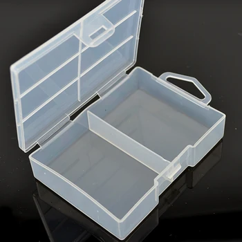 

AA Battery Storage Box Case Holder Plastic Battery Container Storage Holder for Maximum 24 X AA Batteries Organizer Box Case