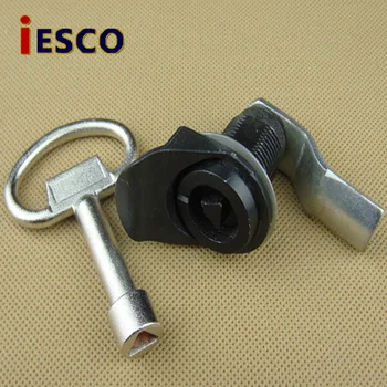 

Large triangle key electrical appliance box lock power distribution box lock switch cabinet door lock black tongue lock industri