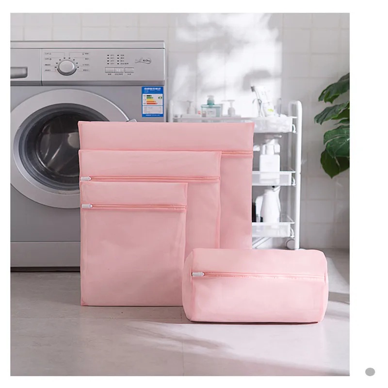 

Newest Zippered Laundry Bag for Bra Socks Underwear Washing Bag for Clothes Machine Protection Foldable Laundry Basket Mesh Bag