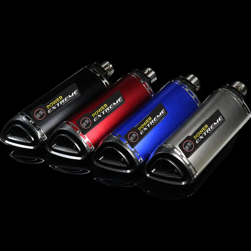 

yoshimura 51mm Racing Universal Motorcycle Modified Scooter Akrapovic yoshimura Exhaust Muffle pipe