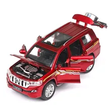 New Model 1/32 PRADO Simulated Off-road Vehicle Model 6 Open Doors, Sound and Light Echo Function Toy Car kids Collection