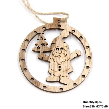 Christmas Wooden Pendants