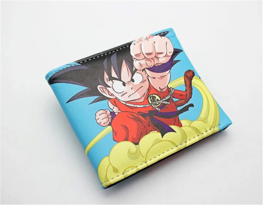 Мужской женский кошелек Dragon Ball Z кошелек молодых студентов аниме модные короткие кошельки мультфильм комикс кошелек доллар цена Otaku подарок