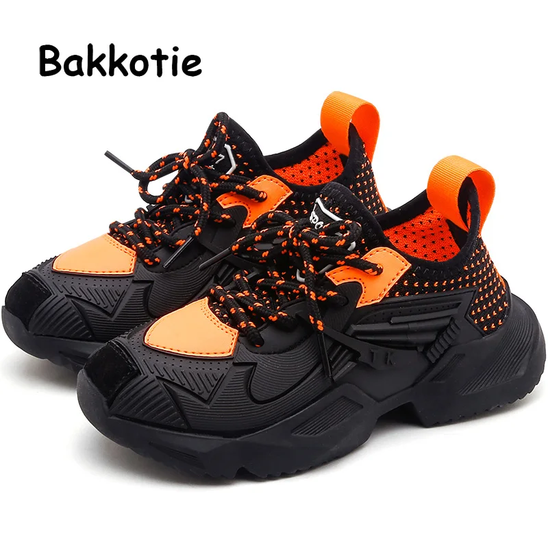 Bakkotie/Новинка 2019 Спортивная повседневная обувь для маленьких мальчиков сезон