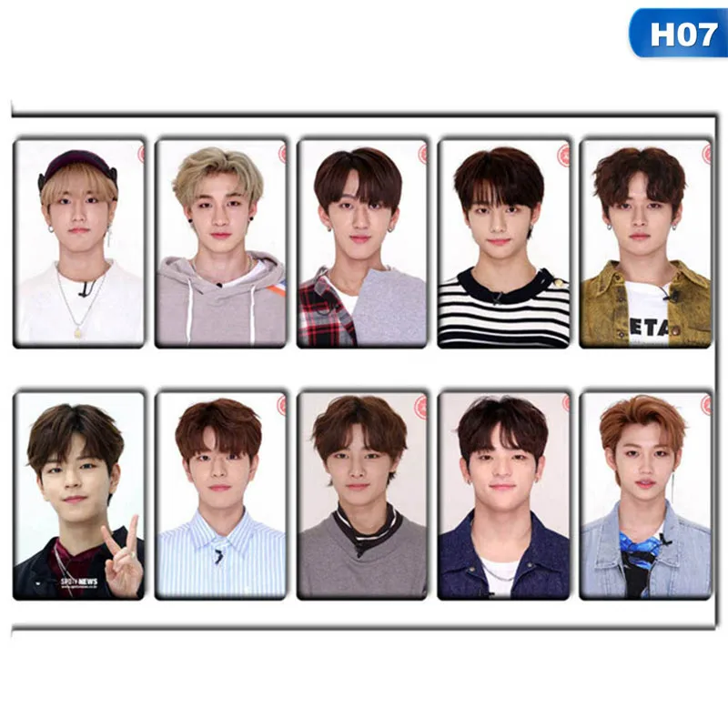 10 шт./партия KPOP Stray Kids Lomo Cards HD фото карты липкие фотокарты плакат подарок для звезды концертные Вечерние - Цвет: H07