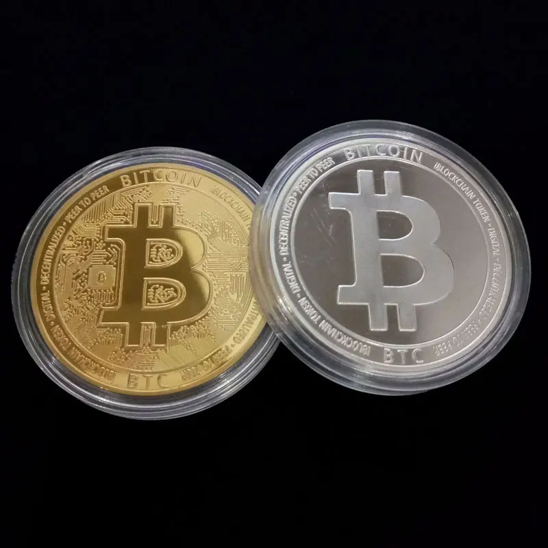 

New Explosion of Non-currency Bitcoin Virtual Currency Coins Bitcoins Bit Coins Commemorative Coins Free/Drop Shipping Support