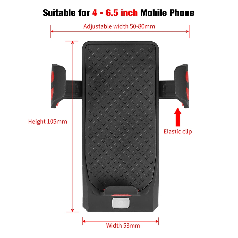 Best WEST BIKING 4 in 1 Bicycle Light Flashlight Bike Horn Alarm Bell Phone Holder Power Bank Bike Accessories Cycling Front Light 5
