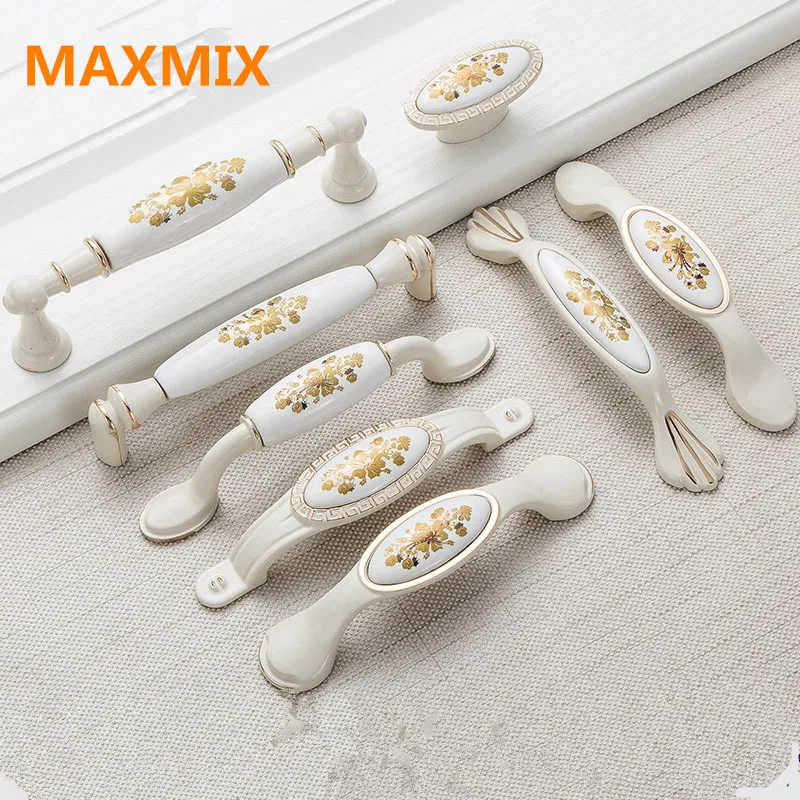 MAXMIX ручки и для шкафа ящики кухонного цвета слоновой кости дверные мебели