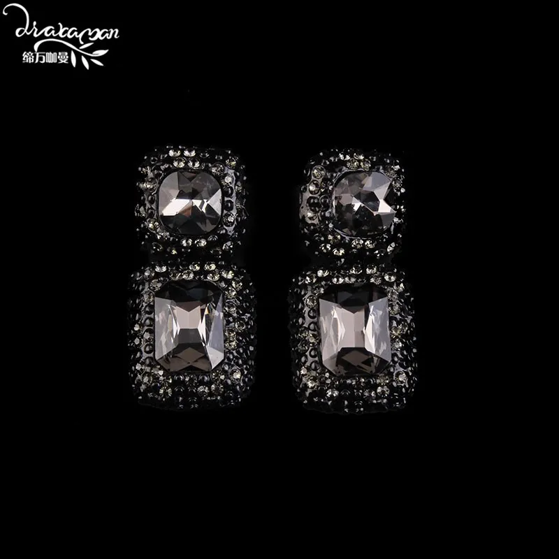 Dvacaman бренд класса люкс женский Bijoux Кристалл индийская свадьба колье массивные Ювелирные наборы Воротник Аксессуары Рождество A29