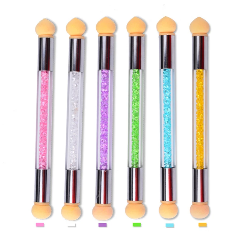 

RSTYLE Nail Art Blooming Gradient Point Pen Painting Brush Double Head Dotting Design Paint Drawing Blooming Pencil Silicone