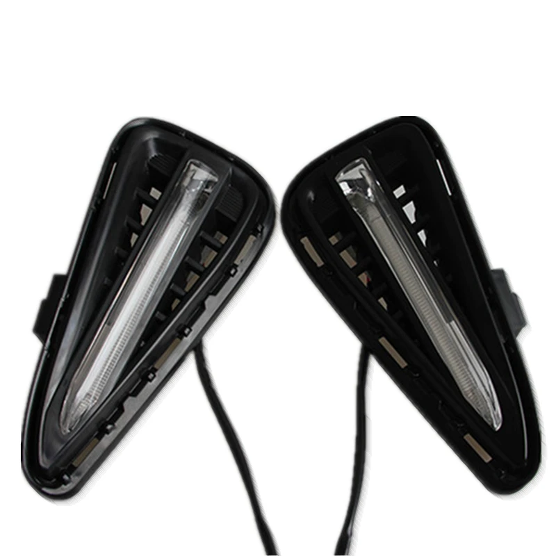 LED Daytime Running Lights For Toyota Camry 2015 2016 LED DRL Bumper Lamp Driving Light Car 