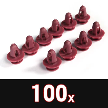 

Nylon 100PCS Auto Door Retainer Rivets Internal Trim Panel Fastener Clips Universal For Toyota Car Accessories
