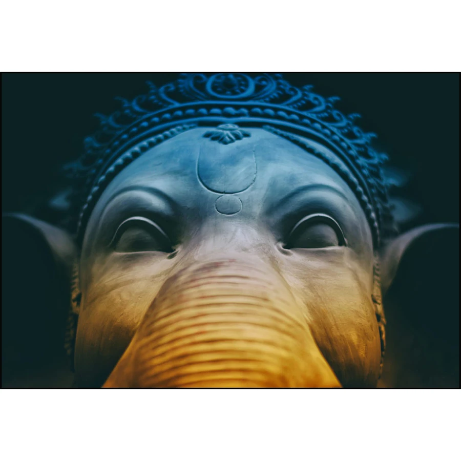 

Full Square Drill 5d Diamond Painting Elephant Indian God of Ganesha DIY Round Rhinestone Mosaic Diamond Embroidery Cross Stitch