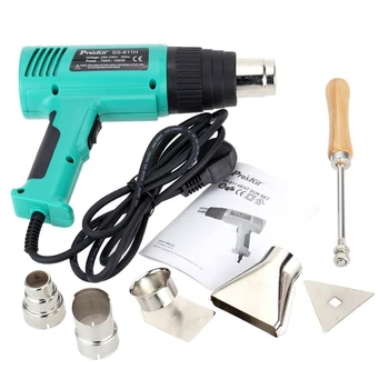 Cheap SS-611H Temperature Protection Type Heat Gun Professional Smart Overheat Protection Heat Gun Set 230~240V 750W/1500W