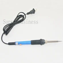 Электрический паяльник с регулируемой температурой 110 в 30 40 60 Вт, Сварочная паяльная станция, тепловой карандаш, вилка ЕС