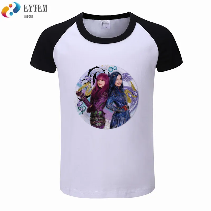 

LYTLM The Descendants Clothing Cute Anime T Shirts Summer Children's T-shirts For Girls Cotton Baby Girl Tee Shirt Fille 8 ans