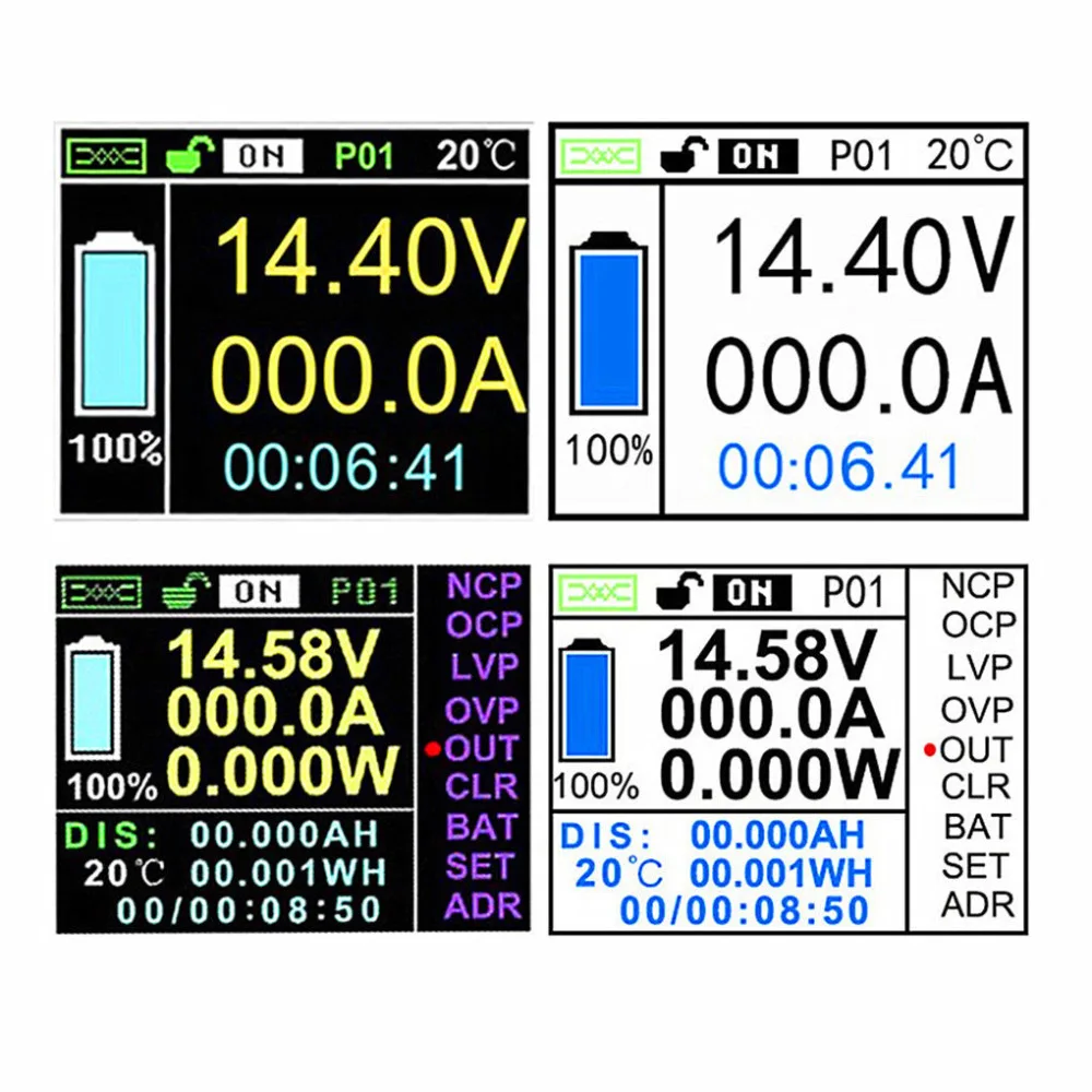 50A wireless DC volt AMP power meter Battery Monitor capacity Coulomb counter
