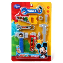 Disney притворяться, играть инструмент игрушки товара серии Микки маленький инженер труба доска подарок для детей игрушки для детей игрушки для мальчиков наручники