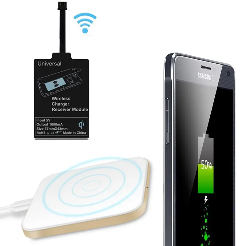 

Qi Wireless Charger For OnePlus 6T 6 5 5T 3 3T One Plus 6 T Universal Phone Charger Charging Pad Power USB C Receiver Clear Case