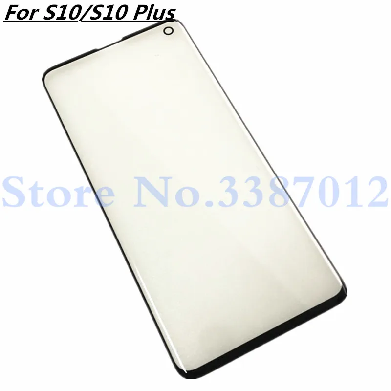 Оригинальный Новый для Samsung Galaxy S10e S10 G973 G973F Plus G975 G975F Переднее стекло ЖК внешняя