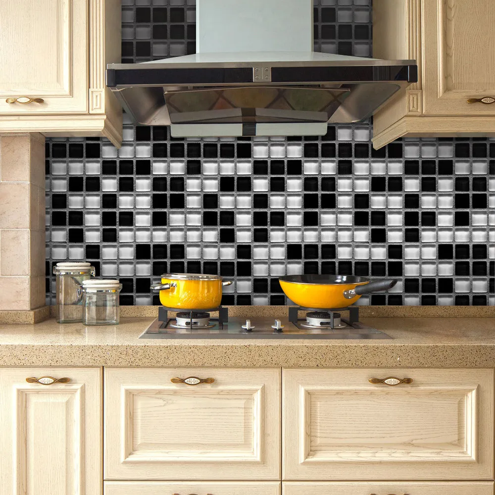 20x500cm kitchen decoration wall sticker Adhesive Tile Art metope Wall