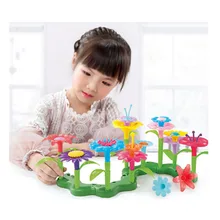 46 шт./компл. девушки DIY красивые цветы модель детей ручной работы трёхмерная головоломка-пазл головоломка подарок на день рождения родитель-ребенок игрушки