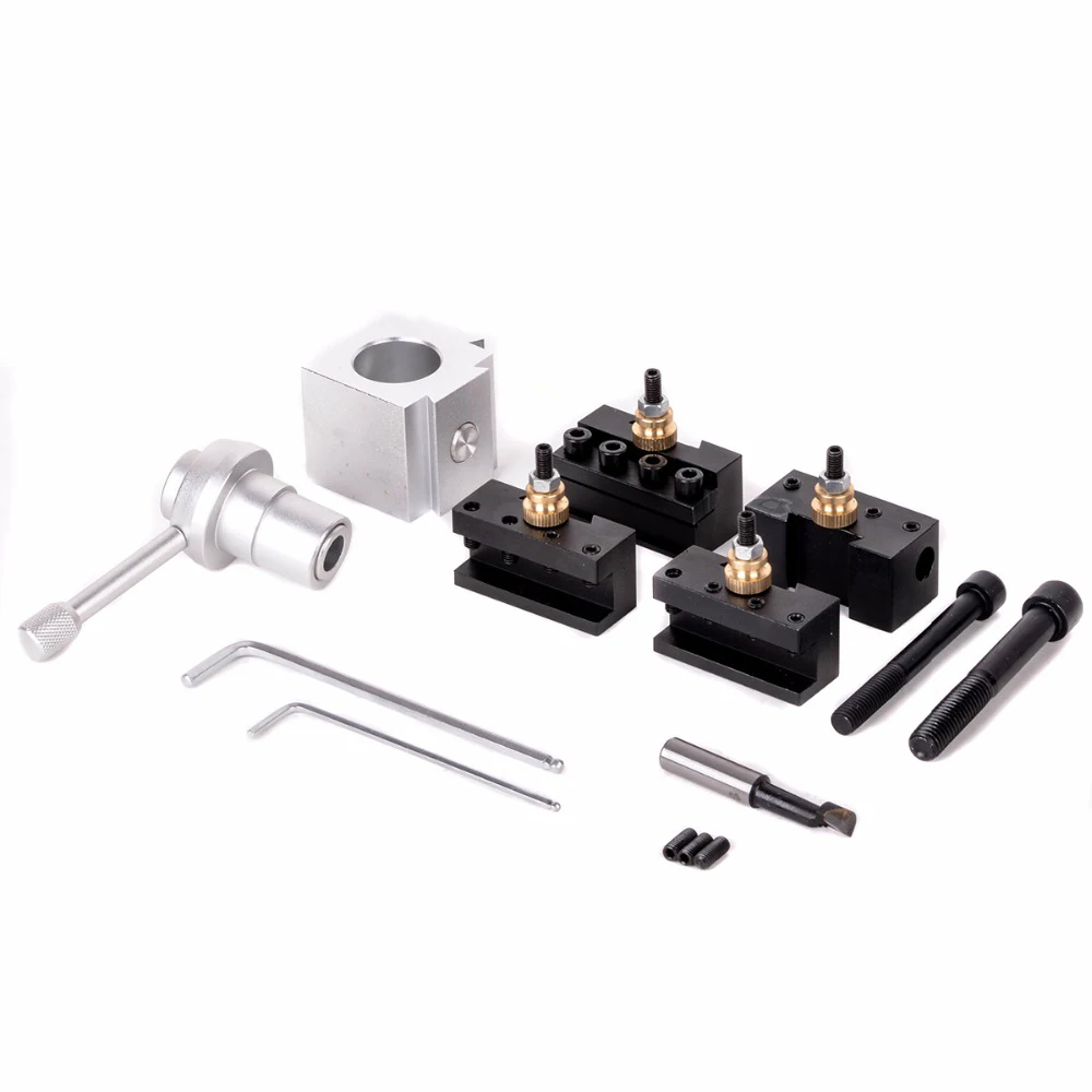 

Mini Quick Change Tool Post Holder &Bolts Kit For Table Hobby Lathes
