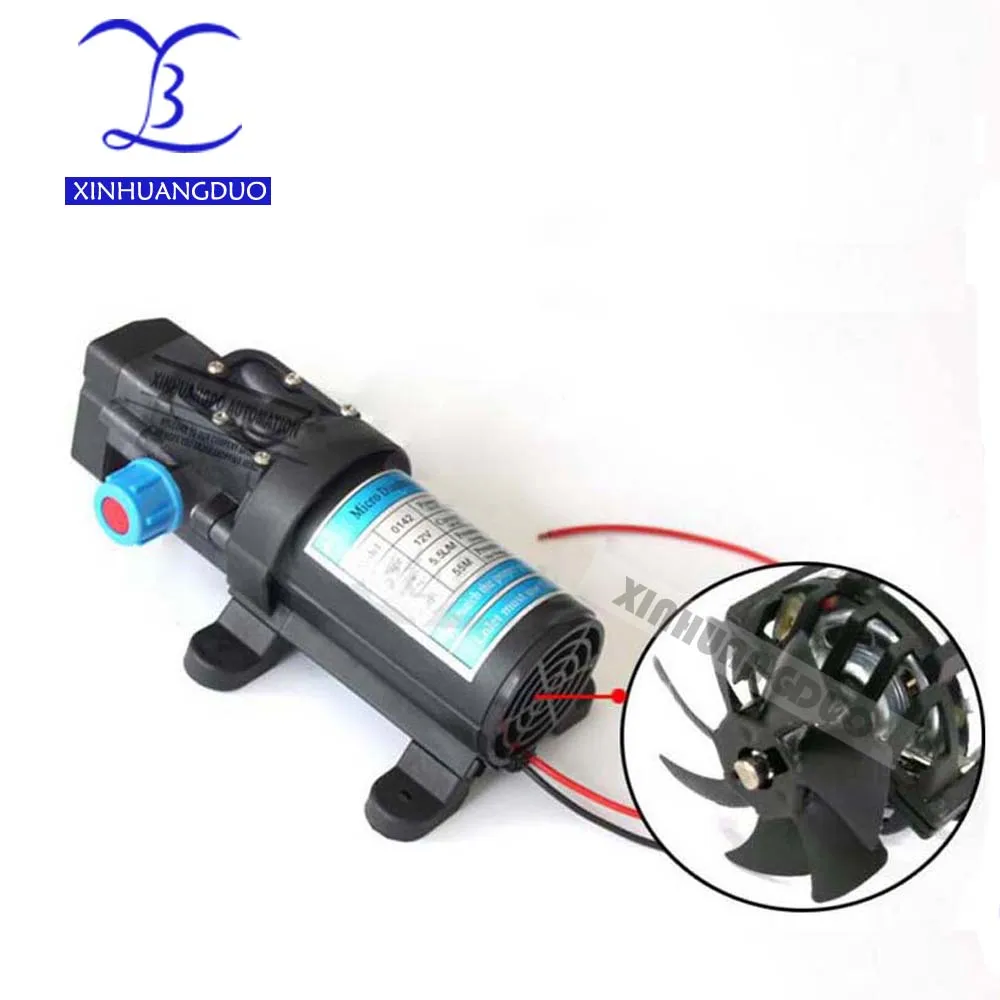 80w 12v / 24V built in fan, self priming spray self priming small