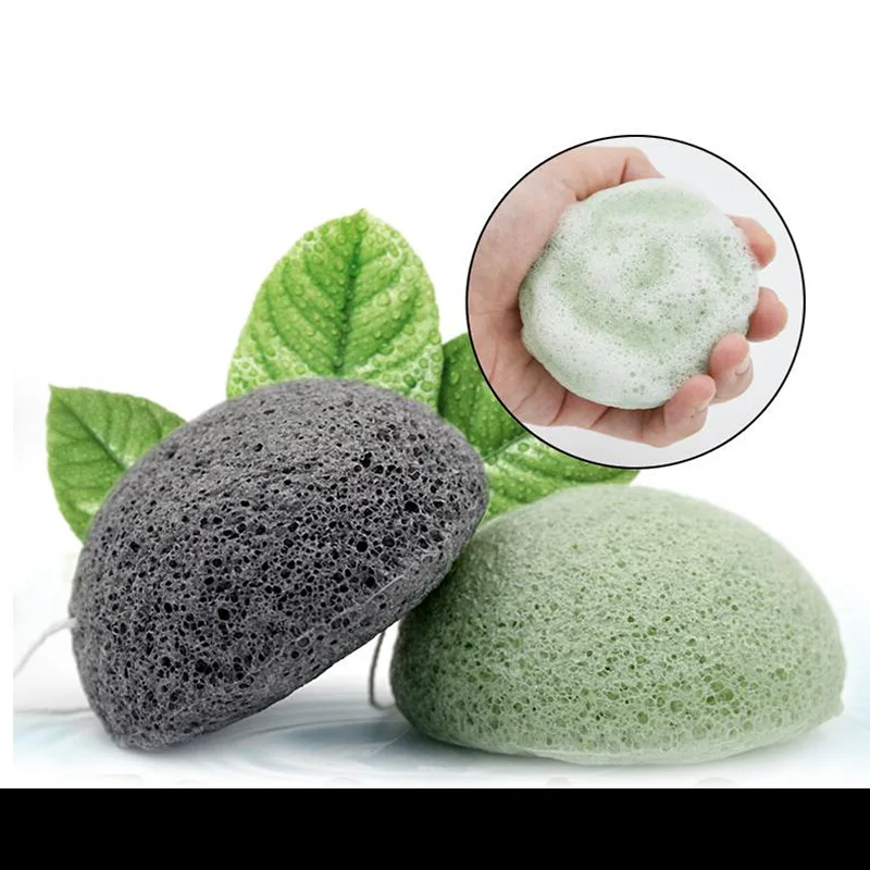 Natural Konjac Sponge Facial Care Cleaning Washing Sponge Cosmetic Puff