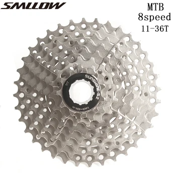 

SUNSHINE-SZ MTB Mountain Bike 8s 24s 8Speed 11-36T Cassette WIDE RATIO Freewheel Sprockets for Bicycle Parts