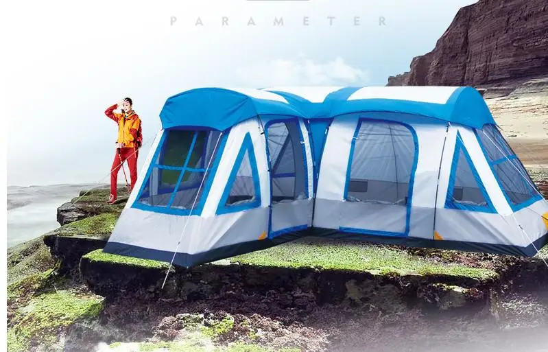 Grntamn 12 человек Делюкс кабина Семья палатка для кемпинга на открытом воздухе Водонепроницаемый большое пространство Зимник