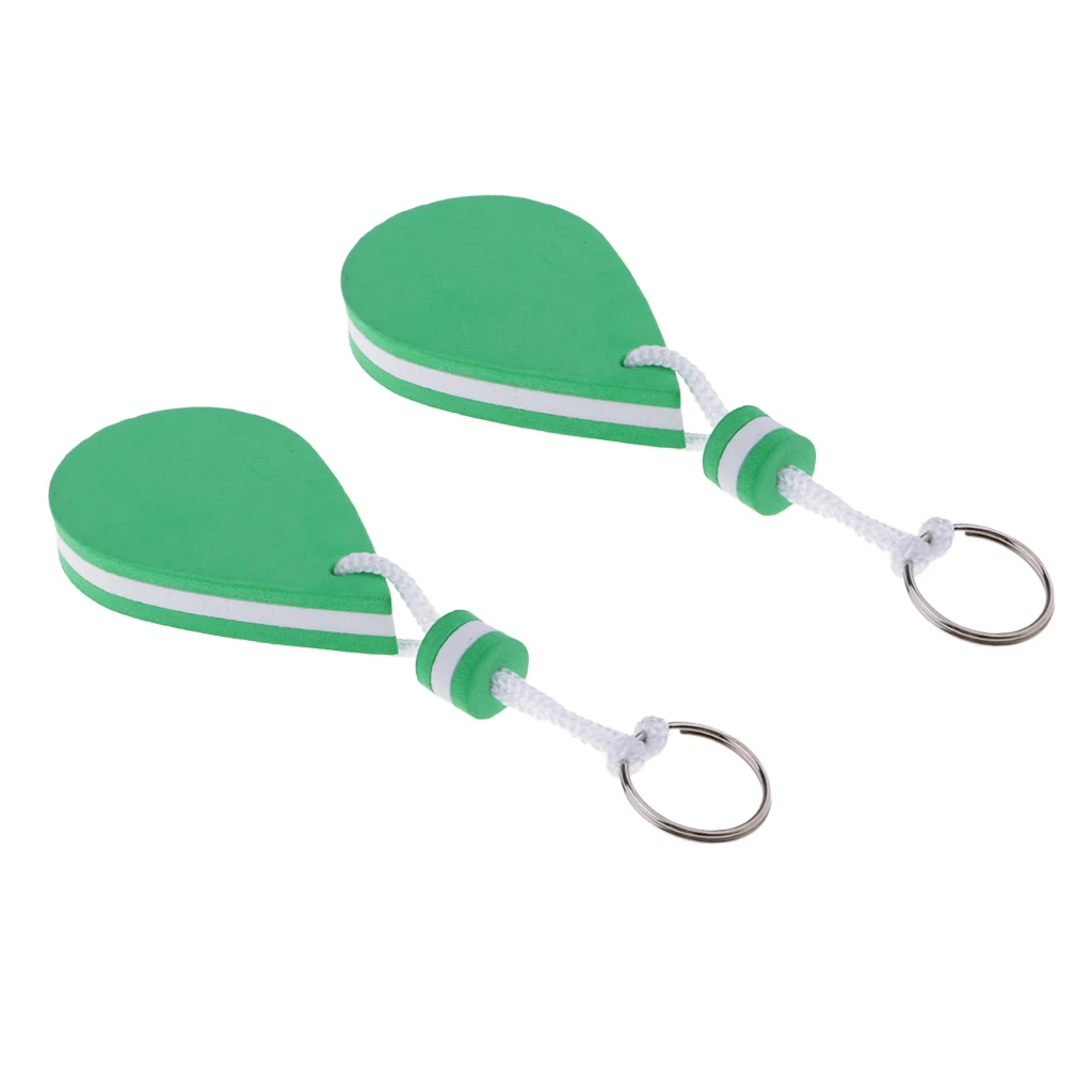 2 Pcs Sailing Floating Key Chain Boat Float Marine Keys Ring Holder Buoyant Floating Keychain Inflatable Boats Accessories