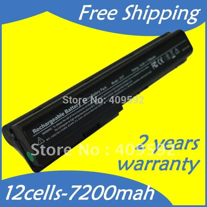

JIGU 12cells HSTNN-DB75 HSTNN-IB74 HSTNN-IB75 HSTNN-OB75 HSTNN-XB75 Replacement Laptop Battery For Hp DV7 DV8 laptop 7200mah