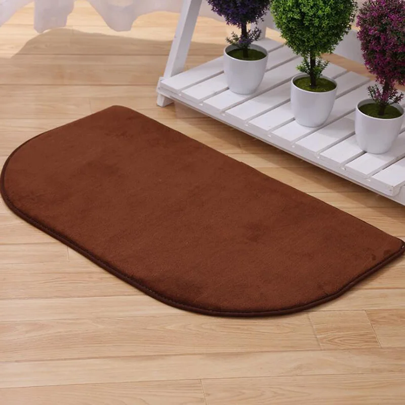 Semi Circular Soft Rugs Kitchen Door Hallway Carpet Water Absorbed Semi Circular Soft Rugs Kitchen Door Hallway Carpet Water Absorbed Flannel Floor Mat Comfortable Foot Mats In From Home Garden On Aliexpress