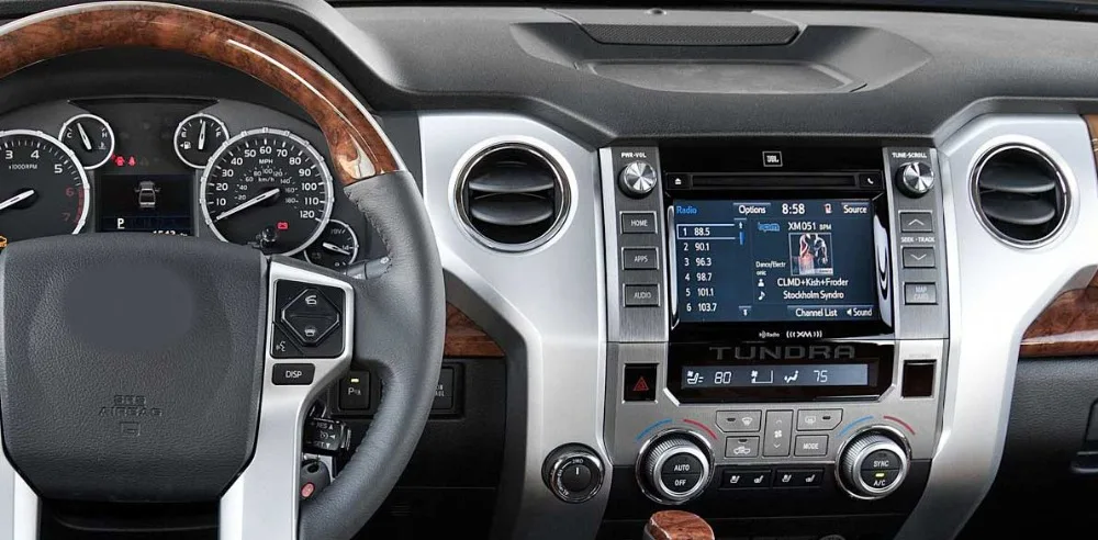 Clearance Belsee 4GB Android 8.0 Stereo IPS Touch Screen Radio Head Unit DVD Player Multimedia for Toyota Sequoia Tundra 2014 2015 2016 0