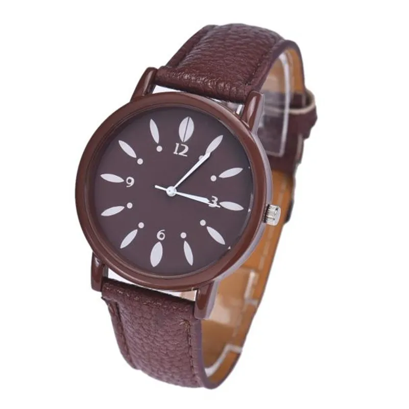NEW Fashion women's watches casual watches Hook Buckle Leather Band Analog Alloy Quartz Wrist Watch clock montre femme M18 (11)