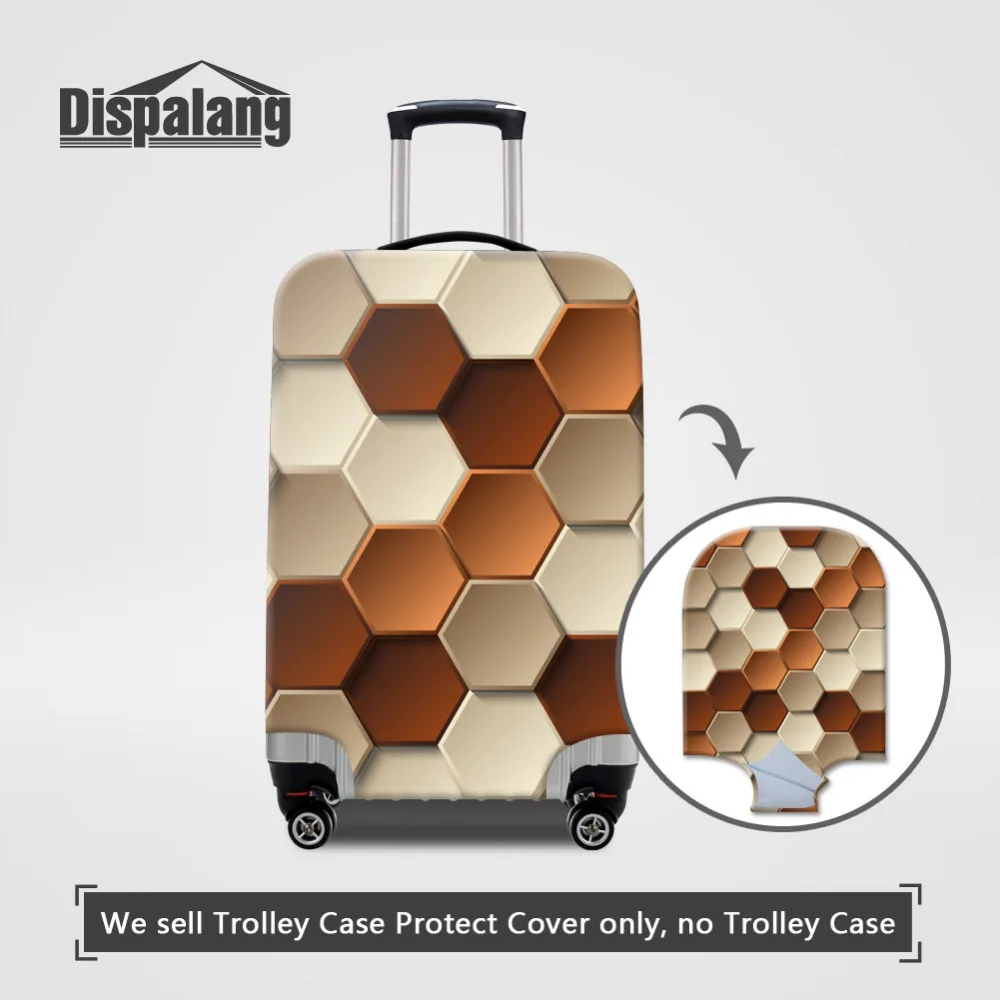 

Dispalang Geometry Pattern Travel Luggage Cover Elasticity Suitcase Protective Cover For 18-30 Inch Trolley Case Dust Covers